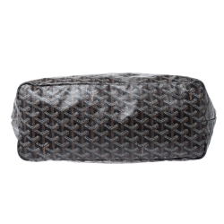 Pre Owned Goyard Brown Goyardine Coated Canvas St. Louis PM Tote