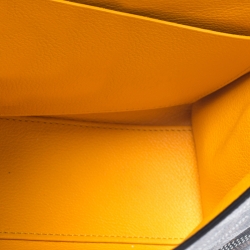 Pre Owned Goyard Black Goyardine Canvas and Leather Mini Saigon Top Handle Bag