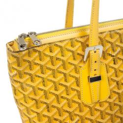 Pre Owned Goyard Yellow Okinawa PM Tote