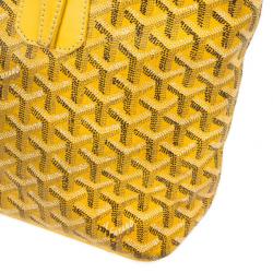 Pre Owned Goyard Yellow Okinawa PM Tote