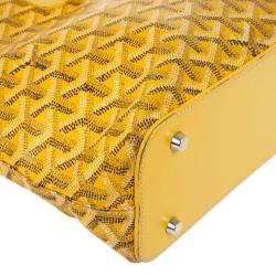 Pre Owned Goyard Yellow Okinawa PM Tote