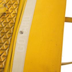 Pre Owned Goyard Yellow Okinawa PM Tote
