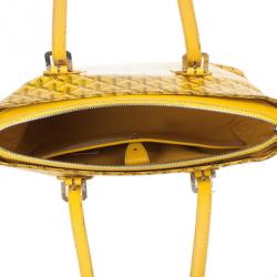Pre Owned Goyard Yellow Okinawa PM Tote