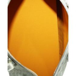 مملوكة مسبقًا حقيبة غويارد "غوياردين كروازير 40" جلد فضي 