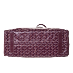 مملوكة مسبقًا حقيبة يد غويارد "هاردي پي إم" جلد و كانفاس مقوى غوياردين عنابي