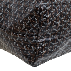 Pre Owned Goyard Brown Goyardine Coated Canvas St. Louis GM Tote