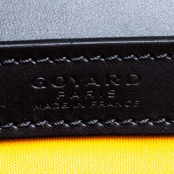 Goyard Black Goyardine Coated Canvas and Leather PM Saigon Top Handle Bag