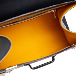 Goyard Black Goyardine Coated Canvas and Leather Saigon MM Top Handle Bag