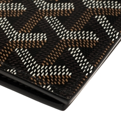 Goyard Black Goyardine Coated Canvas Bi Fold Wallet
