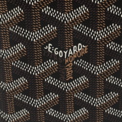 Goyard Black Goyardine Coated Canvas Bi Fold Wallet