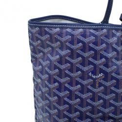 Pre Owned Goyard Purple Canvas Saint Louis Tote