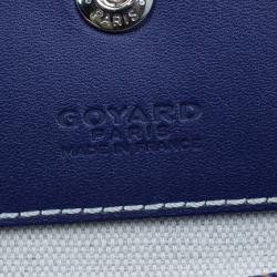 Pre Owned Goyard Purple Canvas Saint Louis Tote