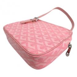 Pre Owned Goyard Pink Canvas Yona PM