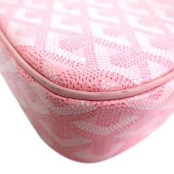 Pre Owned Goyard Pink Canvas Yona PM