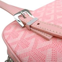 Pre Owned Goyard Pink Canvas Yona PM