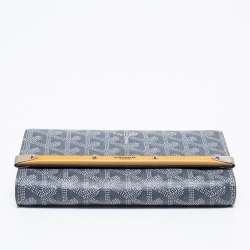 Goyard Grey Coated Canvas and Leather Mini Monte Carlo Phone Case