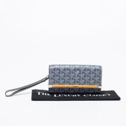 Goyard Grey Coated Canvas and Leather Mini Monte Carlo Phone Case