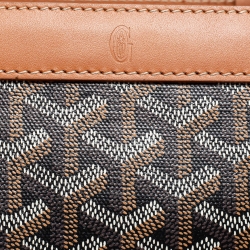 Pre Owned Goyard Tan Goyardine Coated Canvas and Leather Bellechasse PM Tote