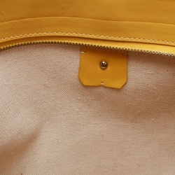 Pre Owned Goyard Yellow Goyardine Coated Canvas and Leather Marquises Tote