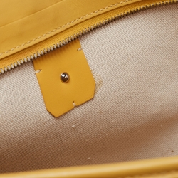 Pre Owned Goyard Yellow Goyardine Coated Canvas and Leather Marquises Tote