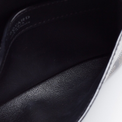 Pre Owned Goyard Black Goyardine Coated Canvas Double Flap Continental Wallet