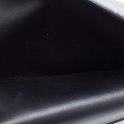 Pre Owned Goyard Black Goyardine Coated Canvas Double Flap Continental Wallet