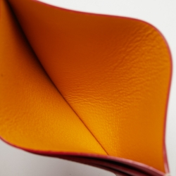 Pre Owned Goyard Red Goyardine Coated Canvas and Leather Saint Sulpice Card Holder