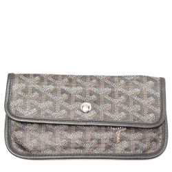 Pre Owned Goyard Black Goyardine Coated Canvas Saint Louis GM Tote