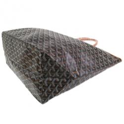 Pre Owned Goyard Black Canvas Saint Louis Tote GM