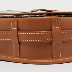 Pre Owned Goyard Brown Goyardine Coated Canvas Belvedere ll PM Shoulder Bag