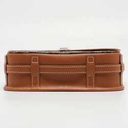 Pre Owned Goyard Brown Goyardine Coated Canvas Belvedere ll PM Shoulder Bag