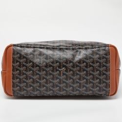 Pre Owned Goyard Brown Goyardine Coated Canvas and Leather Artois MM Tote