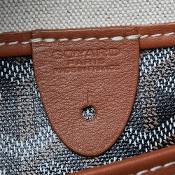 Pre Owned Goyard Brown Goyardine Coated Canvas and Leather Artois MM Tote