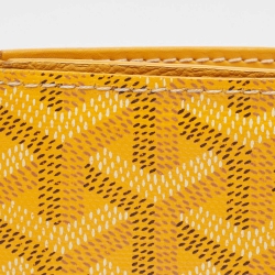 Goyard Yellow Goyardine Coated Canvas Saint Pierre Card Holder