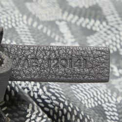 Pre Owned Goyard Grey Goyardine Coated Canvas and Leather Saint Louis PM Tote