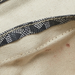 Pre Owned Goyard Grey Goyardine Coated Canvas and Leather Saint Louis PM Tote