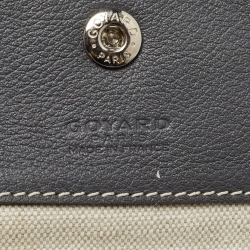 Pre Owned Goyard Grey Goyardine Coated Canvas and Leather Saint Louis PM Tote
