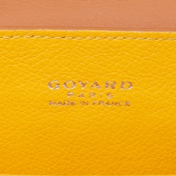 Pre Owned Goyard Brown Goyardine Coated Canvas and Leather Mini Saigon Top Handle Bag