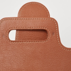 Pre Owned Goyard Brown Goyardine Coated Canvas and Leather Mini Saigon Top Handle Bag