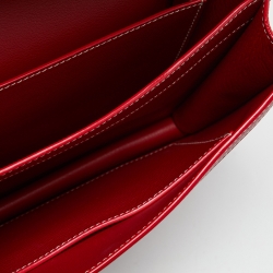 Goyard Red Goyardine Coated Canvas and Leather 223 PM Bag