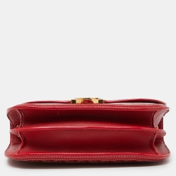 Goyard Red Goyardine Coated Canvas and Leather 223 PM Bag