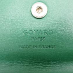 Goyard Coated Canvas Green Saint Louis Tote PM