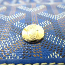 Pre Owned Goyard Coated Blue Canvas Saint Louis Tote PM