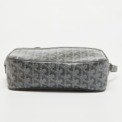Goyard Grey Goyardine Coated Canvas Cap Vert Bag