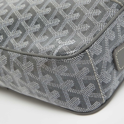 Goyard Grey Goyardine Coated Canvas Cap Vert Bag