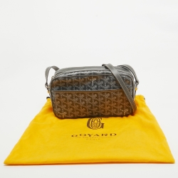 Goyard Grey Goyardine Coated Canvas Cap Vert Bag