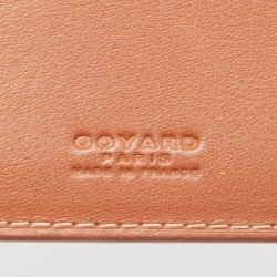 Pre Owned Goyard Black/Brown Goyardine Coated Canvas Richelieu Wallet