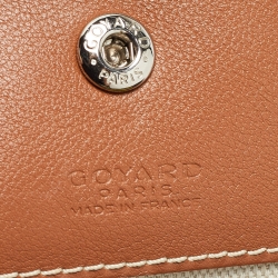 Goyard Brown Goyardine Coated Canvas and Leather Reversible Anjou PM Tote