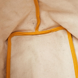 Pre Owned Goyard Mustard Goyardine Coated Canvas and Leather Saint Louis PM Tote