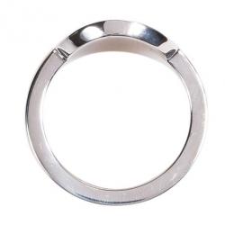 Pre Owned Gucci Round Logo Ring Size 52